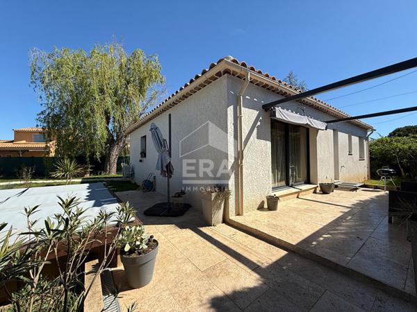 A VENDRE 83910 POURRIERES MAISON PLAIN PIED 98 M² SUR 670 M² DE JARDIN PISCINE