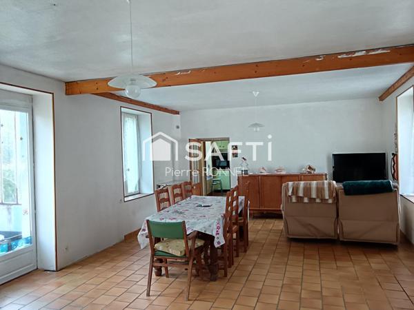 Longère de 133 m² - 5 chambres -15 mn à l'ouest de Château-Thierry