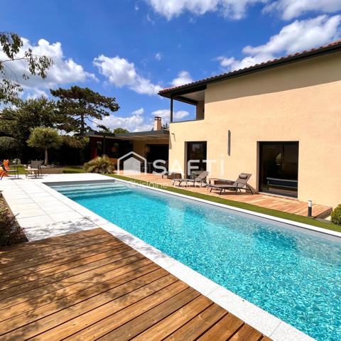 Superbe contemporaine avec piscine