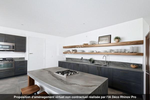 GENAS Centre Halle du Marché - Appartement NEUF 5 pièces de 135,65 m² avec terrasse sud
