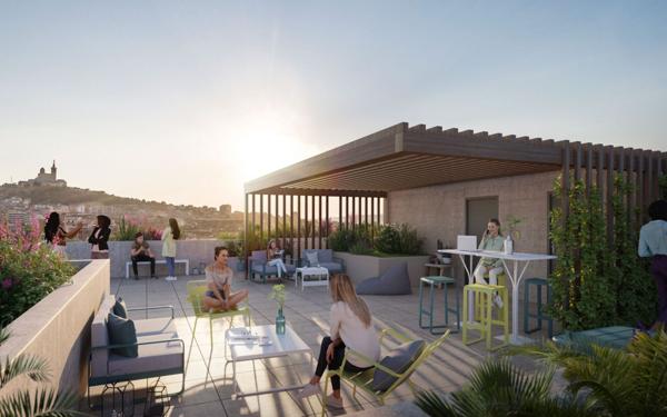 Appartement à vendre    2 pièces • 18,61 m2 Marseille 6