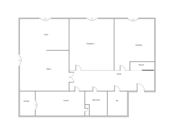 Appartement 3 pièces - 79 m² Exclusivité efficity
