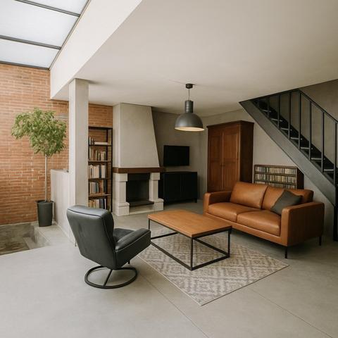 Maison de ville avec espace extérieur