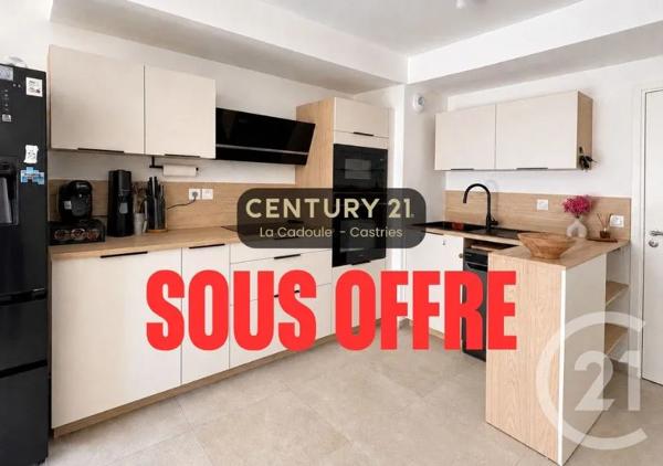 Appartement T3 à vendre  3 pièces - 66,34 m 2   BAILLARGUES  - 34