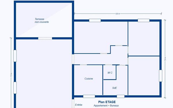 Maison à vendre    4 pièces •  Marseillan