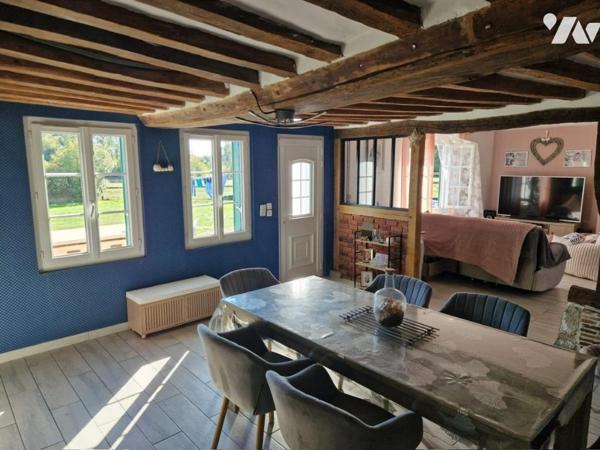 ENTRE ORBEC ET LISIEUX ET THIBERVILLE maison belles prestations rénovée