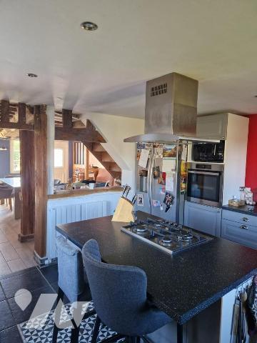 ENTRE ORBEC ET LISIEUX ET THIBERVILLE maison belles prestations rénovée