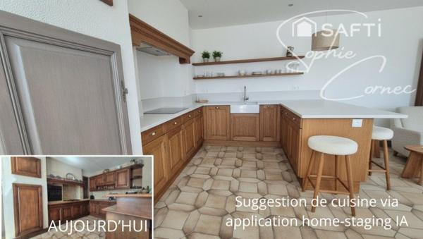 Ensemble immobilier de caractère au cœur de Penmarc'h – Deux maisons sur un terrain de 632 m²