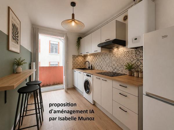 lot de 2 appartements F1 let F2 à Clermont Ferrand, les Carmes