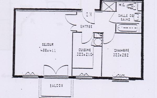 Appartement à vendre    2 pièces • 44,08 m2 Vincennes