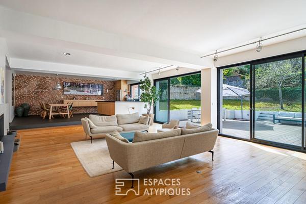 Esprit loft et vie « dedans-dehors » au coeur de Viroflay