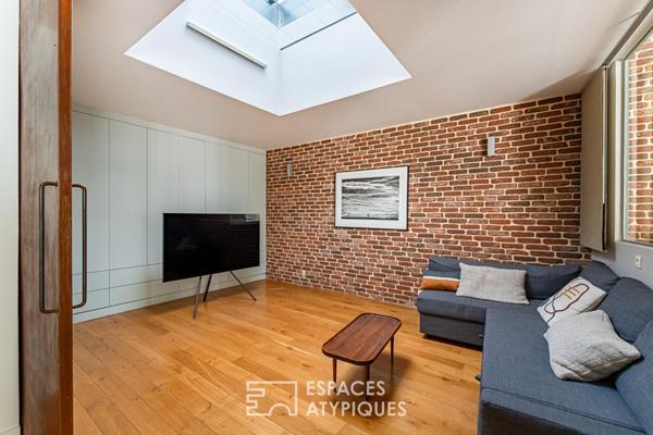 Esprit loft et vie « dedans-dehors » au coeur de Viroflay
