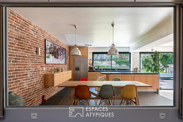 Esprit loft et vie « dedans-dehors » au coeur de Viroflay