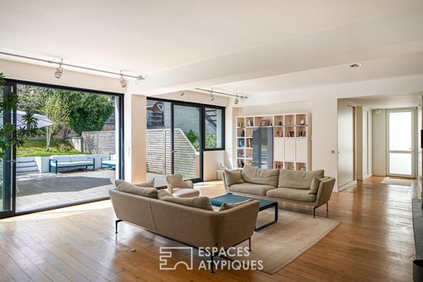 Esprit loft et vie « dedans-dehors » au coeur de Viroflay