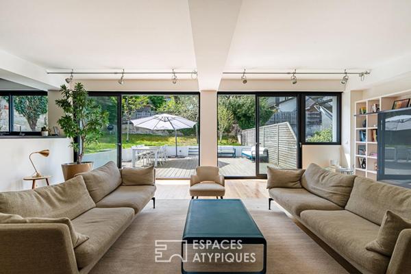 Esprit loft et vie « dedans-dehors » au coeur de Viroflay