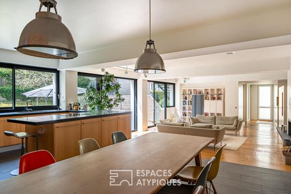 Esprit loft et vie « dedans-dehors » au coeur de Viroflay