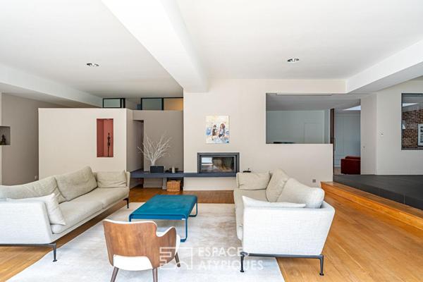 Esprit loft et vie « dedans-dehors » au coeur de Viroflay