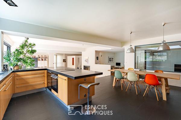 Esprit loft et vie « dedans-dehors » au coeur de Viroflay