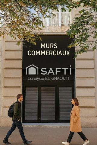 Grand local commercial sur 2 niveaux (murs libres)