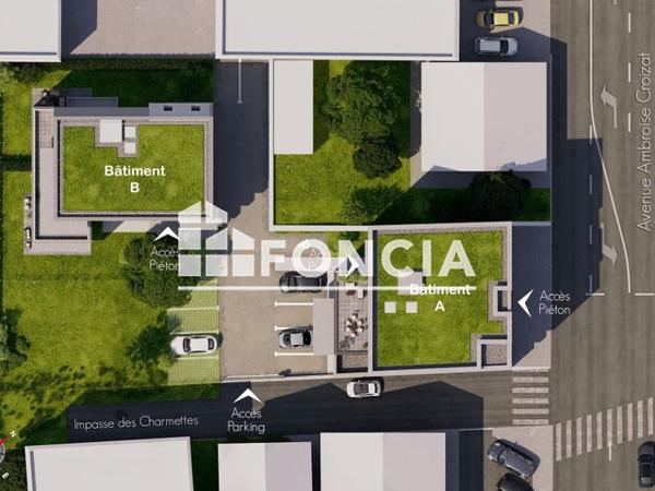 À vendre Appartement 4 pièces 82 m² - Saint-martin-d'hères 38400