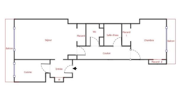 Appartement à vendre 2 pièces 48 m² Cannes