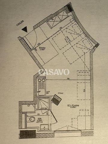 Vente Appartement 1 pièce de 26m² - 69007 Lyon