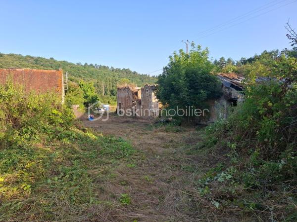 Ensemble de biens immobiliers à rénover sur presque 3 000 m2 de terrain avec possibilité d'acheter un peu plus.
4 bâtiments cadastrés. Une ancienne maison de 2 pièces avec cheminée à foyer ouvert et combles. Grange d'au moins 150 m2 au total, un ancien four à pain et un quatrième bâtiment. 
ATTENTION, LOURDS TRAVAUX, RENOVATION COMPLETE A FAIRE
Compteur électrique à changer
Toutes les toitures sont à refaire
Il y a un mobil home sur place qui peut rester si l'acheteur le souhaite
Un seul voisin
Endroit de baignade au change à 4 minutes top chrono!
De la pierre, magnifique pierre à rénover!