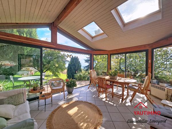 Cranves-Sales (74380) Maison de plain-pied 6 pièces avec vue panoramique sur le Jet d’eau à Cranves-Sales