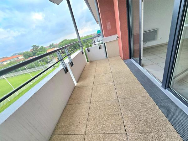 Toulouse 31100 Quartier des Pradettes , SANS FRAIS AGENCE T3 récent de 63.80m²  avec terrasse de 5.58m² parking en sous sol