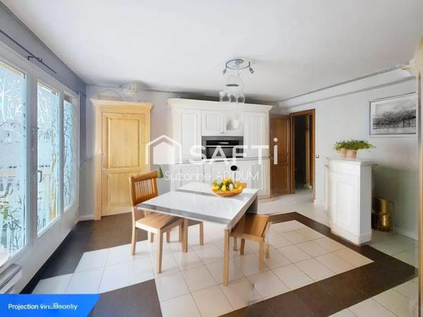 Appartement 4 pièces avec balcon, cave et box fermé à Sartrouville