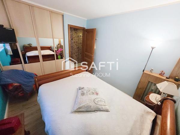 Appartement 4 pièces avec balcon, cave et box fermé à Sartrouville