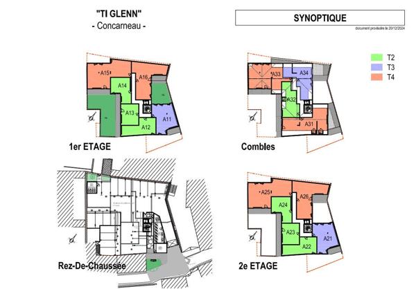 TI GLENN-15 - UN PROGRAMME NEUF AU COEUR DE CONCARNEAU - APPARTEMENT T4 107.47M²
