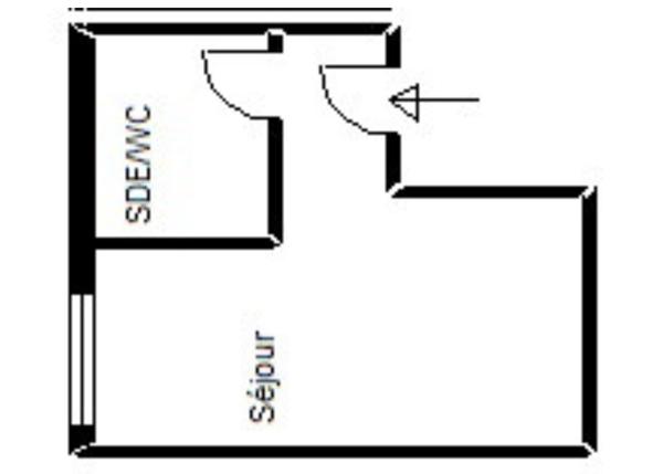 Appartement 1 pièce - 14 m² Exclusivité efficity