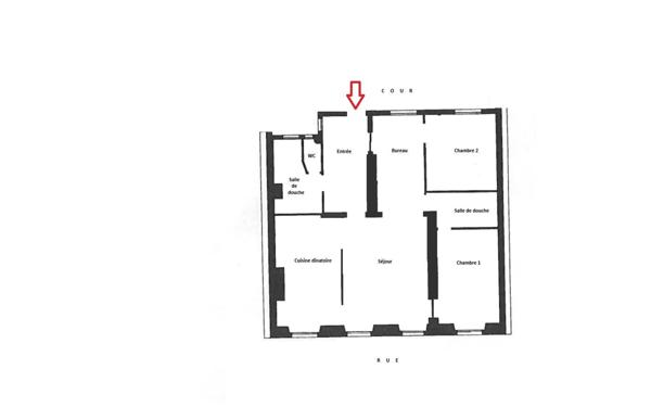 Appartement à vendre    4 pièces • 75,05 m2 Paris 6