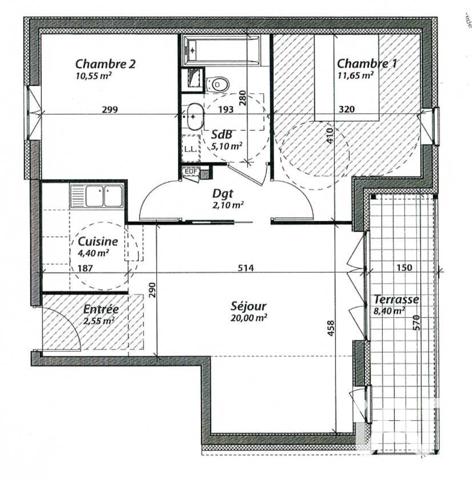 Appartement à vendre 3 pièces 57 m² Montreuil