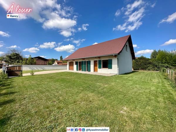 Rancy (71290) 3 PIÈCES 76 M² 659 M² MAISON NEUVE | 2 CH | 1 GARAGE