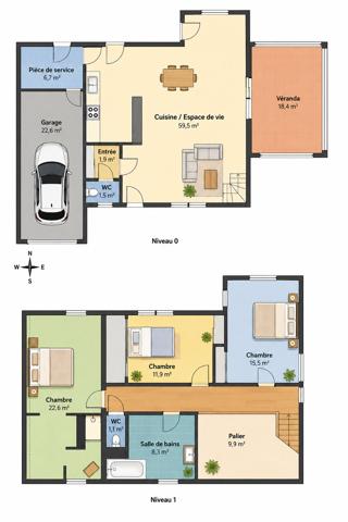 Romans belle villa de 136 m²au calme