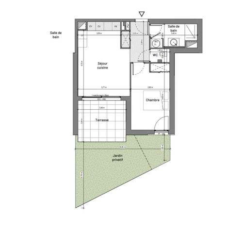 Appartement à vendre 2 pièces 48 m² Uzès