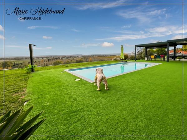 Maison contemporaine de 165m² - 3 chambres - 9000m² terrain