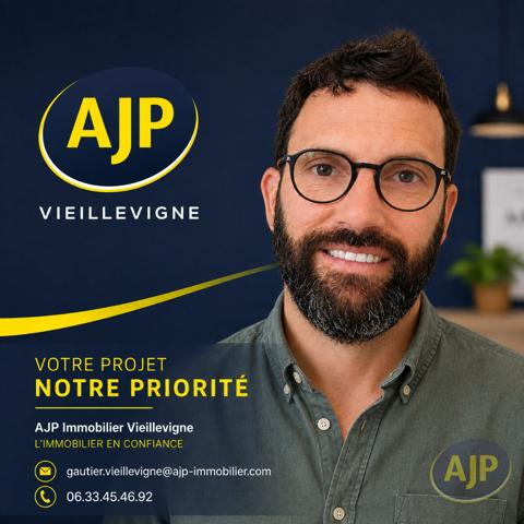 Appartement à vendre Saint Philbert De Bouaine - 2 pièces, 54m² avec 1 chambre(s) à 126 000€ - AJP Immobilier Vieillevigne