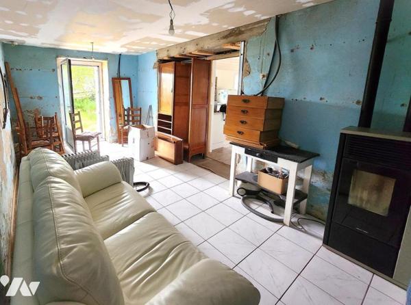 Maison de charme mêlant pierre et bois