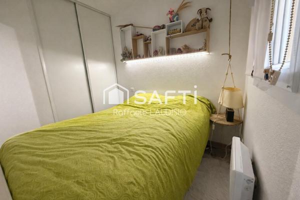 T2 (coin nuit) rénové, à 5 min des plage