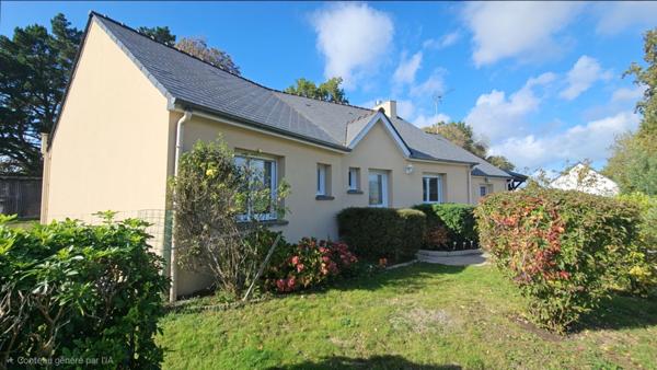 Maison de plain-pied à vendre à Donges - 4 pièces, 3 chambres, jardin spacieux aux porte de SAINT-NAZAIRE , accés rapide à l'axe Nantes - La Baule - Montoir de Bretagne