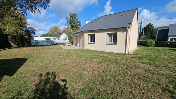 Maison de plain-pied à vendre à Donges - 4 pièces, 3 chambres, jardin spacieux aux porte de SAINT-NAZAIRE , accés rapide à l'axe Nantes - La Baule - Montoir de Bretagne