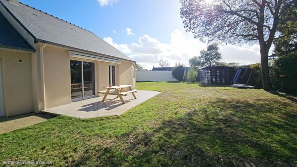 Maison de plain-pied à vendre à Donges - 4 pièces, 3 chambres, jardin spacieux aux porte de SAINT-NAZAIRE , accés rapide à l'axe Nantes - La Baule - Montoir de Bretagne