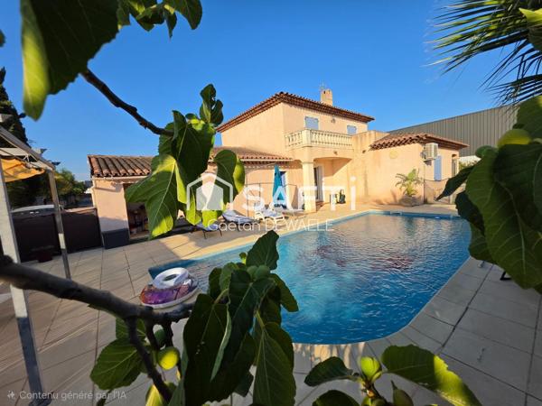Villa provençale individuelle avec piscine