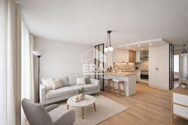 Appartement lumineux de 3 pièces à Rennes, secteur Bréquigny