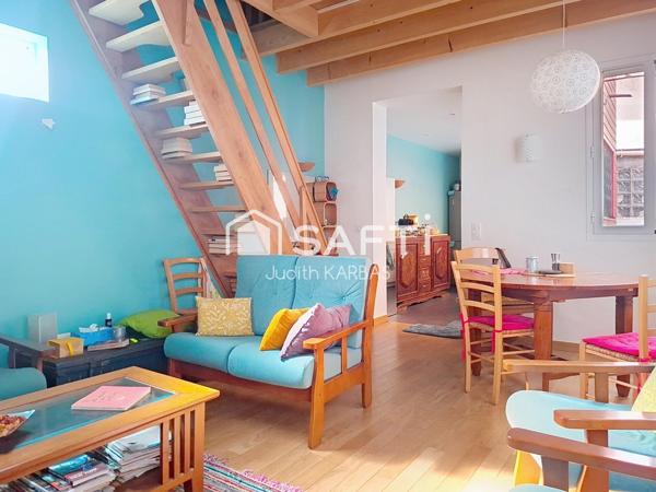 Maison de trois pièces en duplex