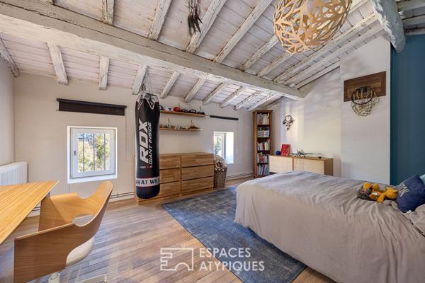 Maison du 19ème avec extension contemporaine