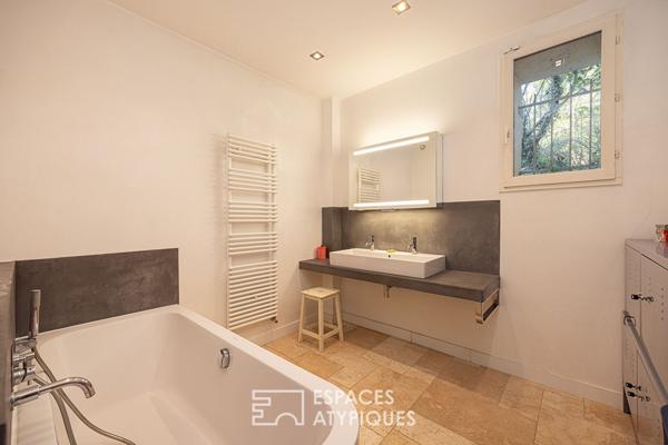 Maison du 19ème avec extension contemporaine